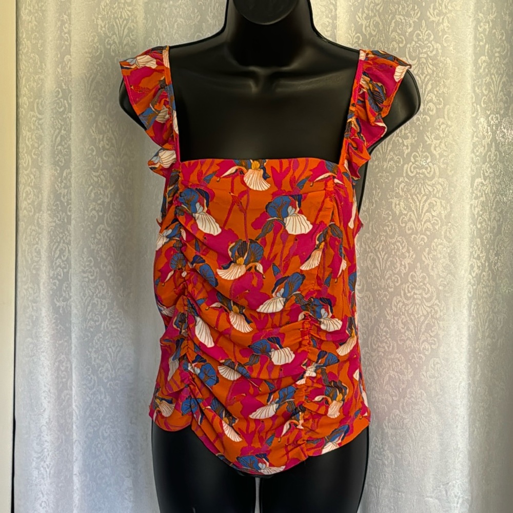 ROSE & OLIVE SILKY TOP SZ: S/M